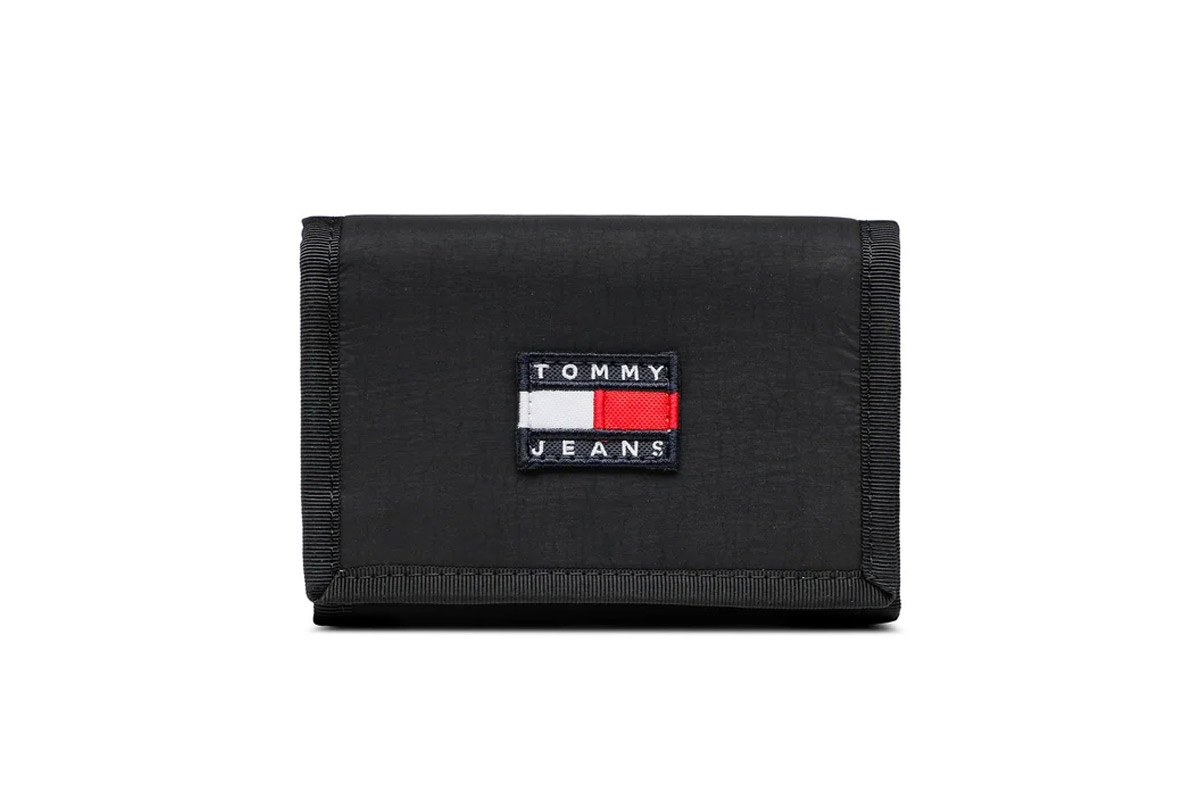 Tommy Jeans Tjm Heritage Trifold Πορτοφόλι (AM0AM11032 BDS) Μαύρο